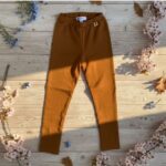 Dívčí slim legíny - Caramel