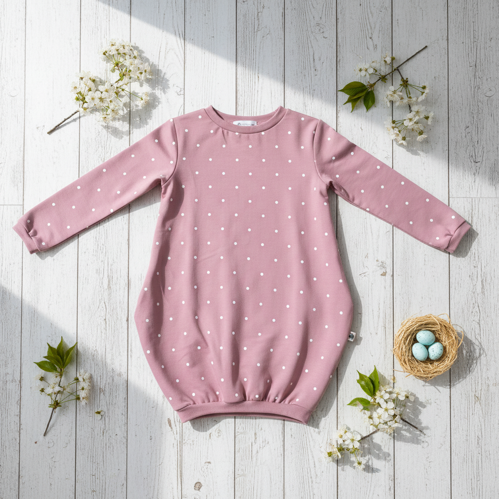 threadwise_20260107_212037 Dívčí mikinové šaty - Dottie - Obrázek 1