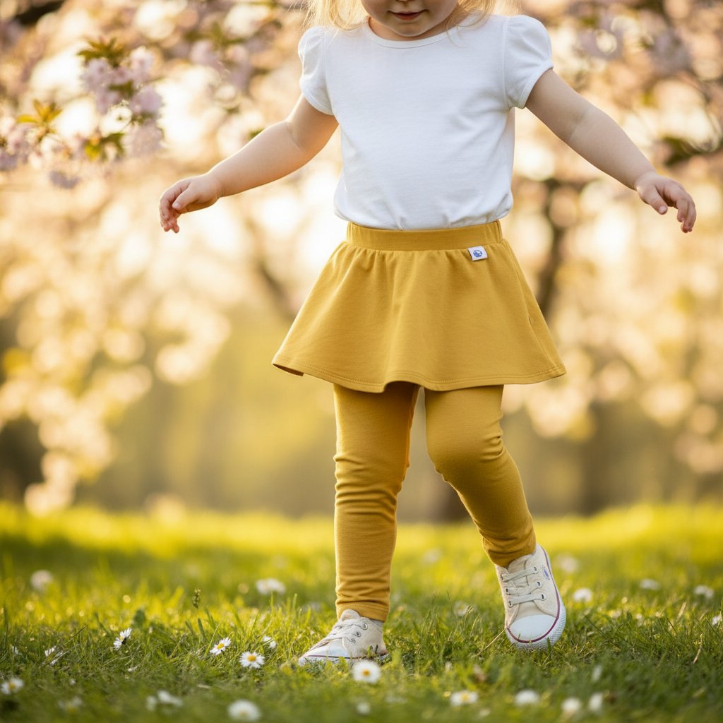 threadwise_20260119_122537 Legíny se sukýnkou - Honey - Obrázek 1