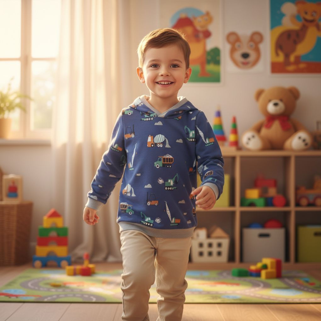 Little Builder mikina Chlapecká mikina - Little Builder - Obrázek 1