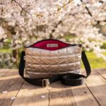 Crossbody kabelka - Puffy Gold